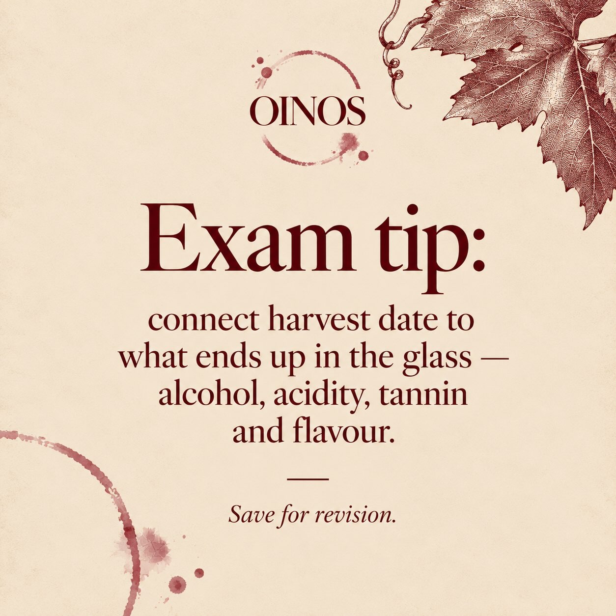 Picking date is one of the first big decisions of the vintage.