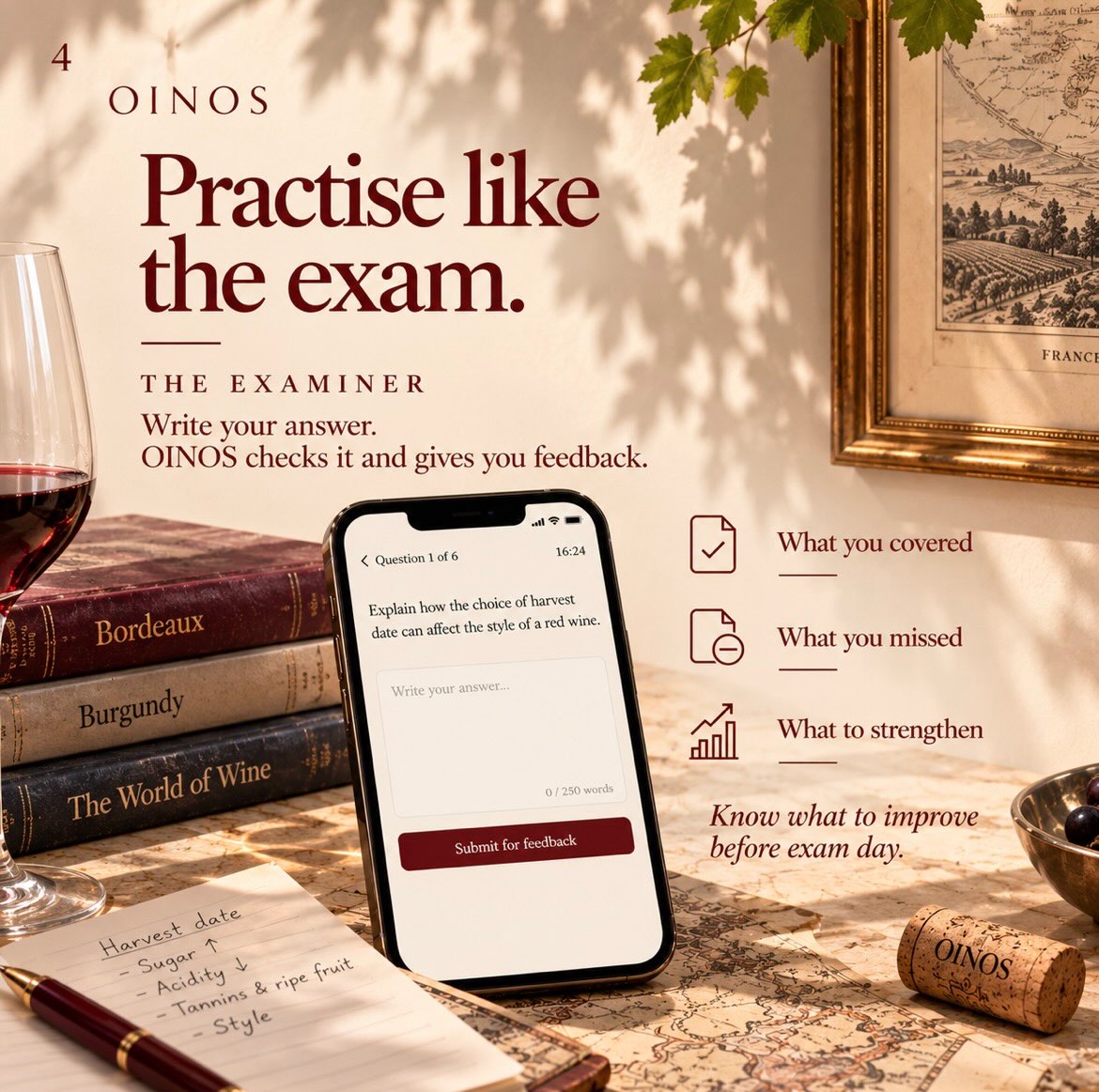 Revising for WSET has a particular look.