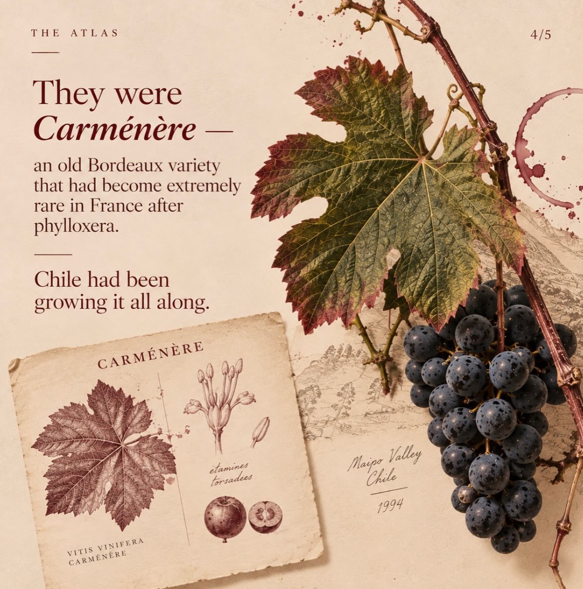 For more than a century, Chile grew Carménère and called it Merlot.