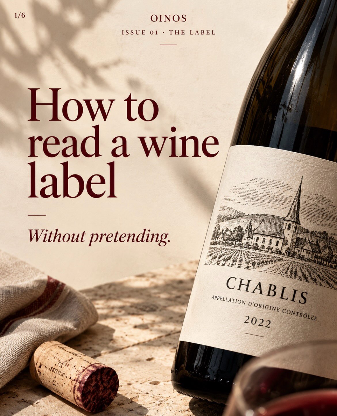 A wine label is a remarkably small document for the amount of responsibility it carries. It must identify the wine, communicate its origin and satisfy various legal requirements, while somehow persuading you to choose it over the forty-seven bottles standing beside it.